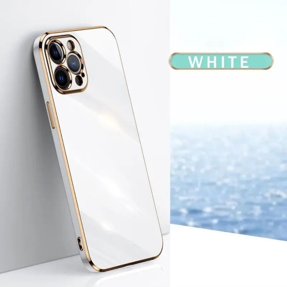 Luxury Electroplated Case For iPhone 14 Pro - WHITE-SALE